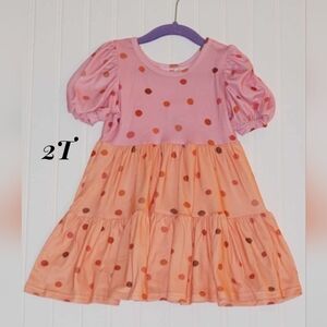 NWT 2T Polka Dot Tier dress
